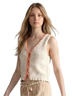 Free People Reversible Sicily Shell Sweater